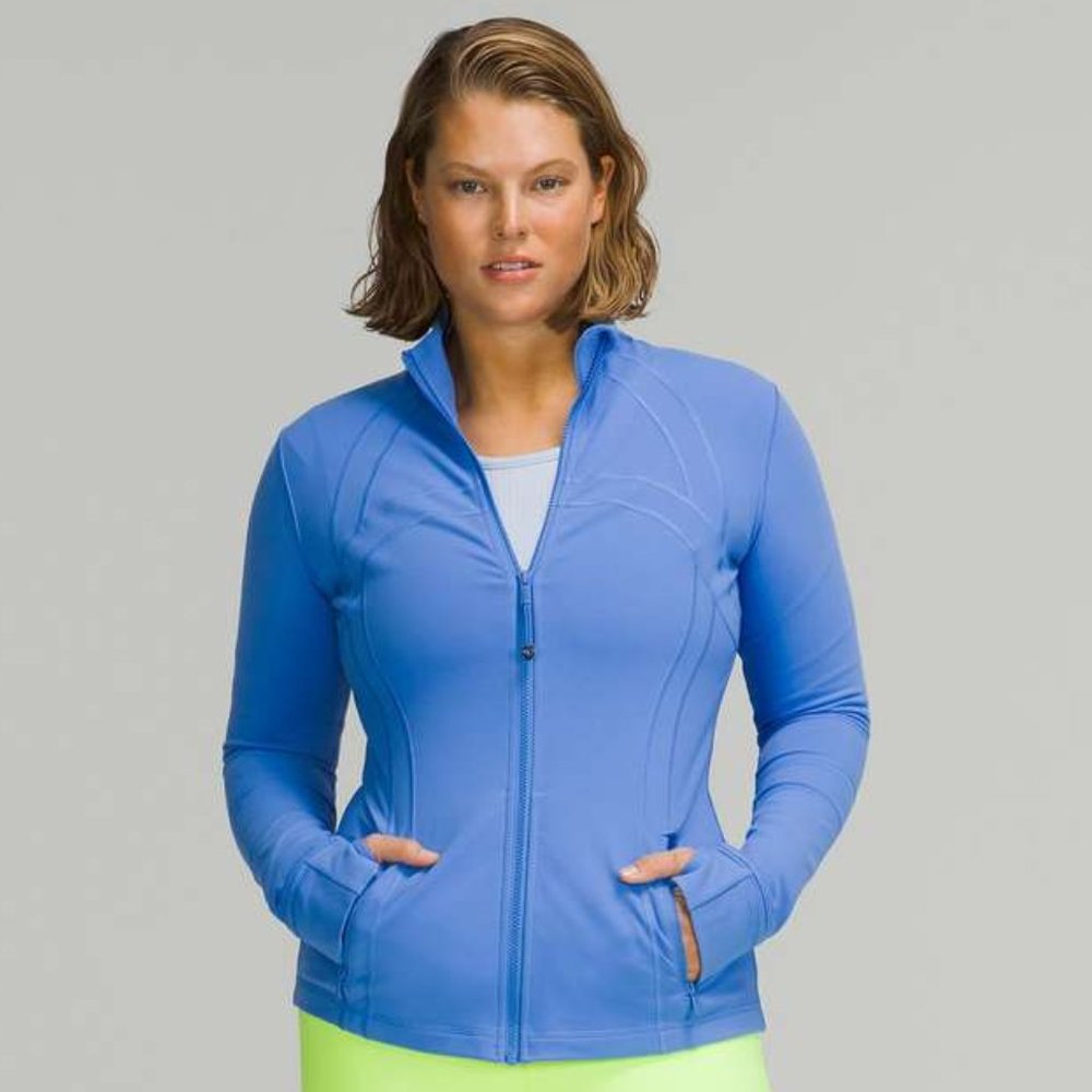 Lululemon Define Jacket Luon Blue Nile Sz 6